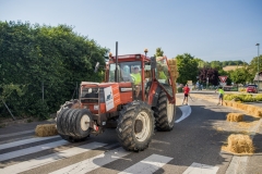 Rangement des bottes de paille